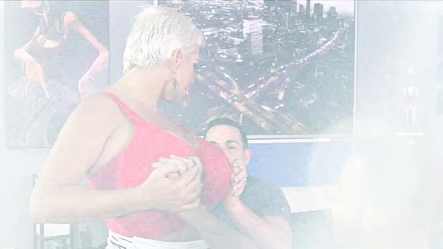 Mega-boober Threesome