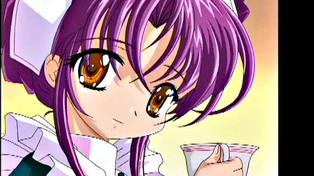 аниме горничные трахаются с хозяином до оргазма