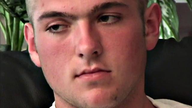 Ray is on the sofa, and we watch as the young man strips naked and starts working himself stiff. Auntie Bob moves in and quickly gets the boy hard, in his warm moist mouth.