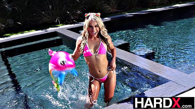 HardX - Petite Blonde Intense Anal Drilling