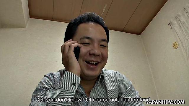 Lovely pizza delivery girl is a slut