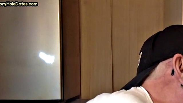 Mature daddy greedily blows cock in POV closeup at home