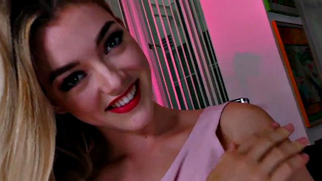 Watch this blonde amateur babe upskirt herself on the sofa while giving JOI instructions