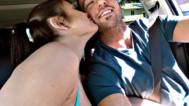 Get off with this bald-haired babe's cum-drenched foot fetish