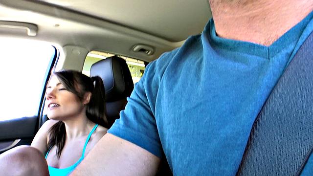 Get off with this bald-haired babe's cum-drenched foot fetish