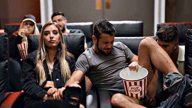 Bisexuals enjoy fucking with nasty bitch in 3some
