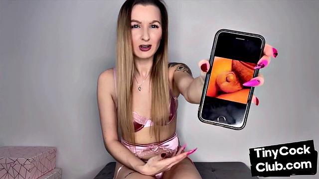 Petite 21yo bae makes dirty comment about small dick