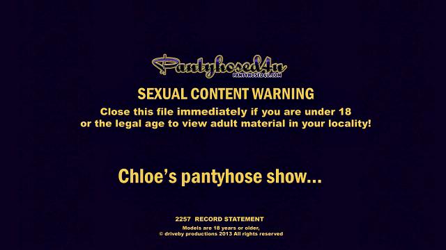 Chloe's Pantyhose Display!