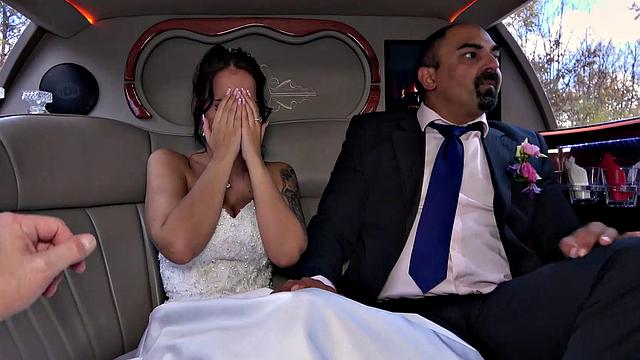 Bridal party gets wild with pussy fingering, handjobs, and anal sex