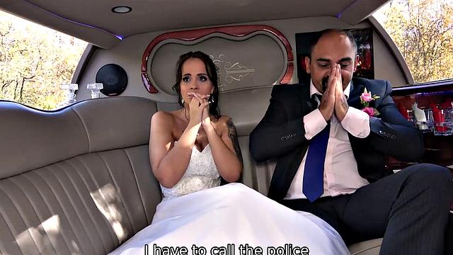 Bridal party gets wild with pussy fingering, handjobs, and anal sex