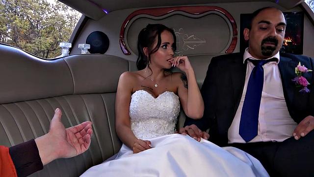 Bridal party gets wild with pussy fingering, handjobs, and anal sex