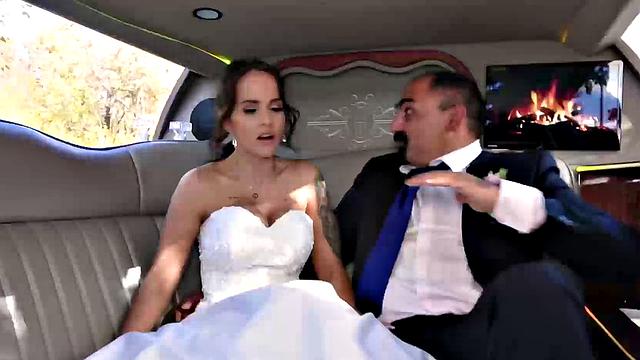 Bridal party gets wild with pussy fingering, handjobs, and anal sex