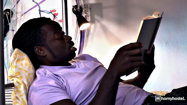 Adventurous girl discovers black treasure