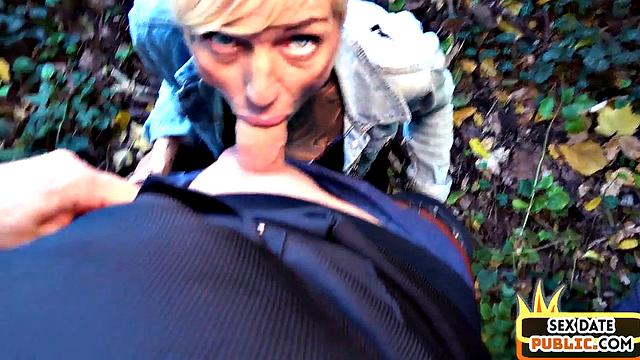 Real German amateur outdoor fuck