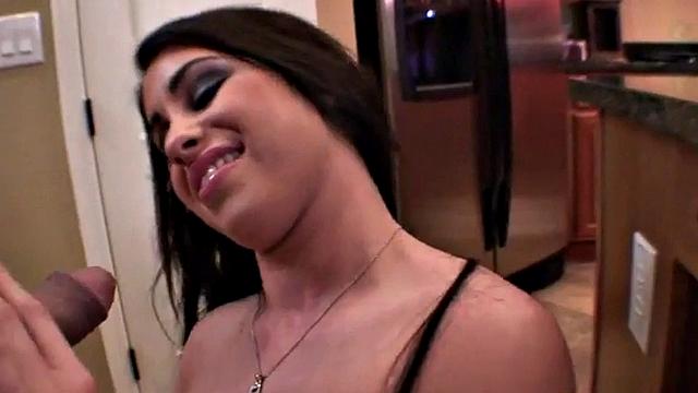 Whitney Stevens Sucking on Hard Cock