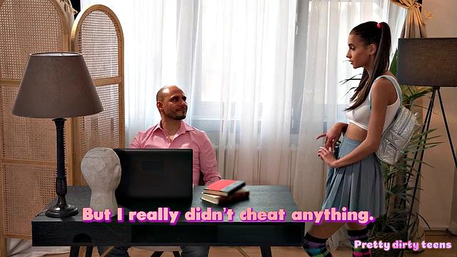 Double Cumshot for Cheat Teen