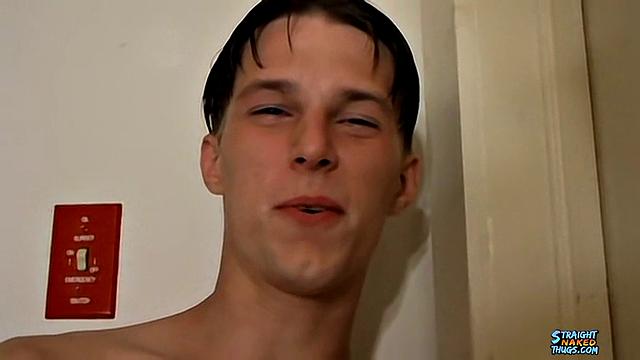 Bathroom Solo Fun With Aaron - Aaron