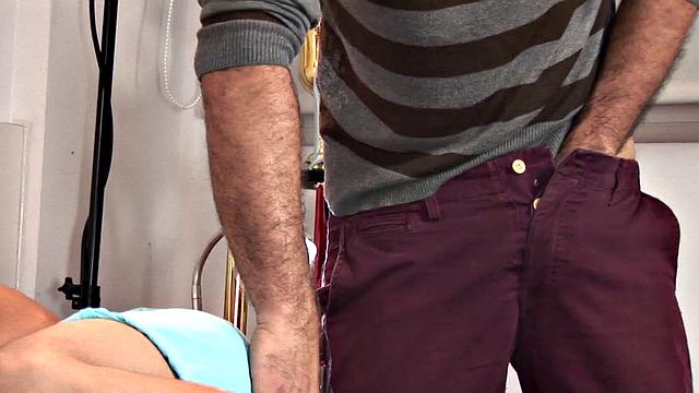 Latin skinny twink barebacked and creampied by DILF