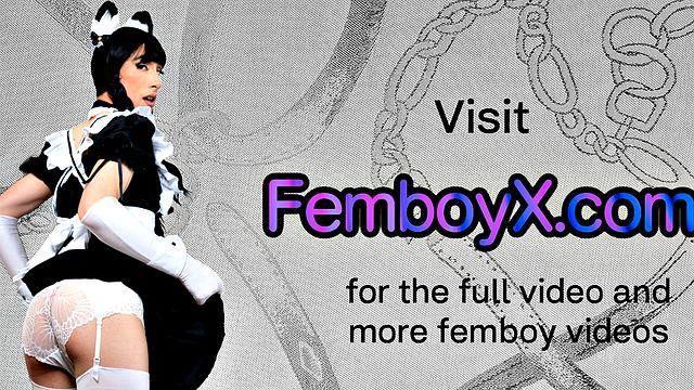 Фембой в кружеве ворвался - задницу вынес, а ценности оставил