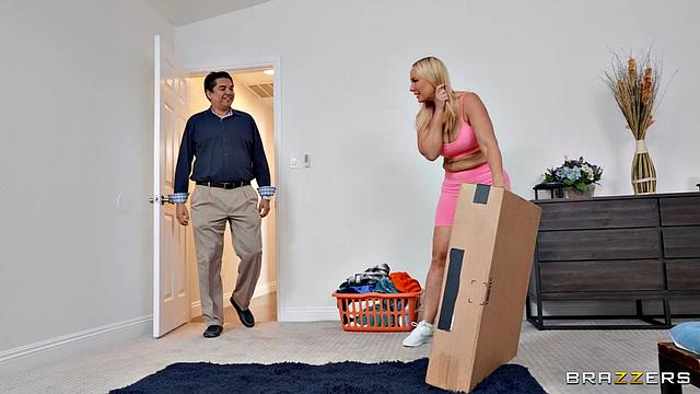 Stepmom Gets Stuck, Time To Enjoy!