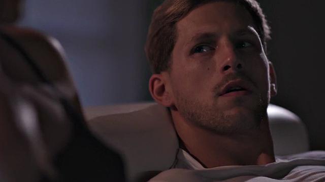 Busty shemale fucked bareback by BF after BJ and ass fingering