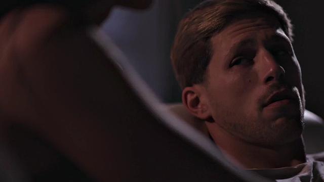 Busty shemale fucked bareback by BF after BJ and ass fingering