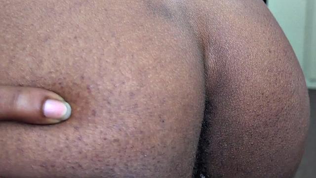 Top black amateur rimmed by white guy