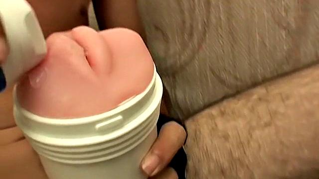 Young, Straight Skater Gets Sex Toy, Creamy Cum Filling - Raposa