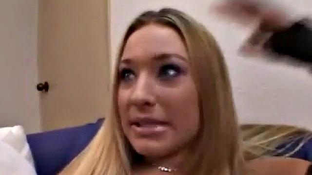 Hot blonde fucked in piledriver