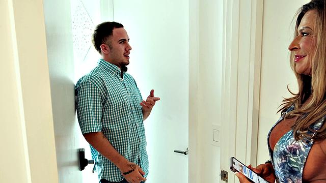 61-year-old Sunni fucks her daughter's boyfriend