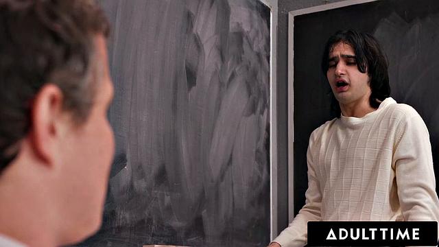 ADULT TIME - Slutty Student Haley Spades AIRTIGHT Fuck & BUKKAKE FACIAL In Detention!