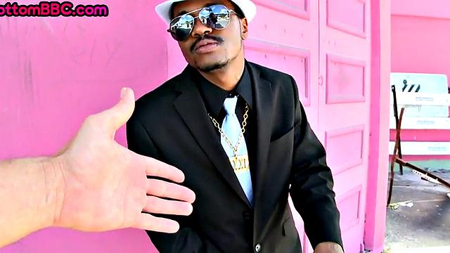 Black thug picked up and barebacked after cock sucking