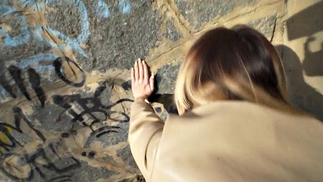 Classy MILF fucked in public after pick up