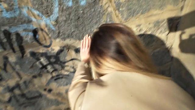 Classy MILF fucked in public after pick up