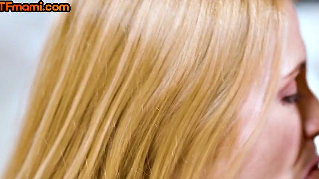 Big-breasted stepmom cocksucking stepson