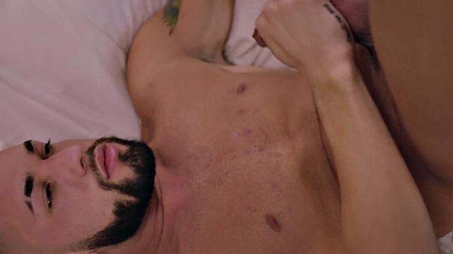 BBC passionately barebacks blindfolded BF