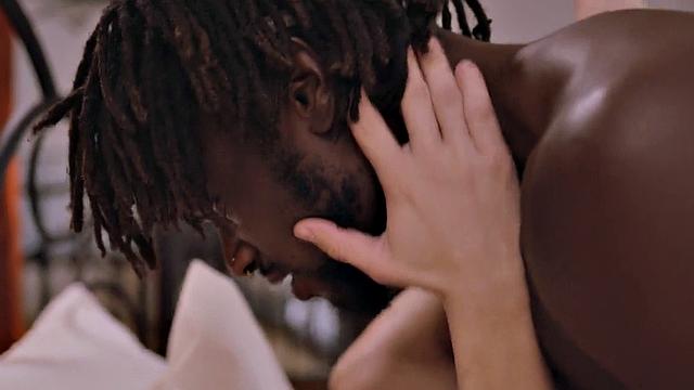 BBC passionately barebacks blindfolded BF