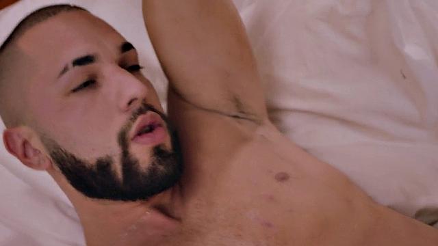 BBC passionately barebacks blindfolded BF