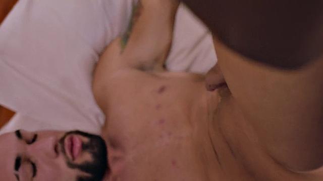 BBC passionately barebacks blindfolded BF