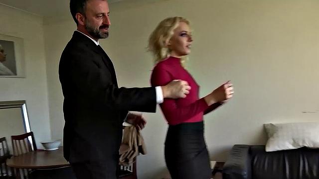 SPASCALSSUBSLUTS - Blonde sub April Paisley anally penetrated