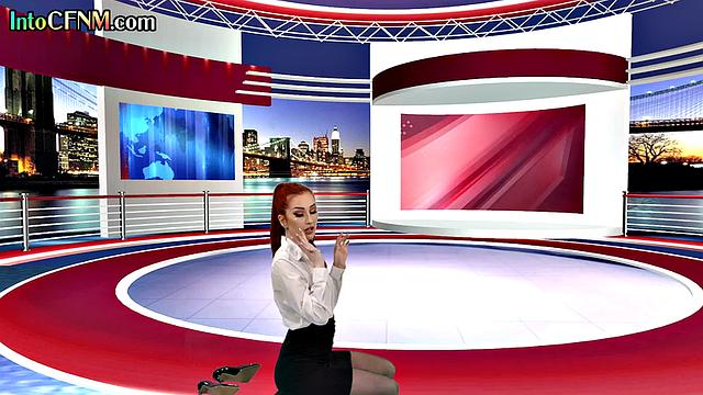 Элегантные одетые девчонки делают минет