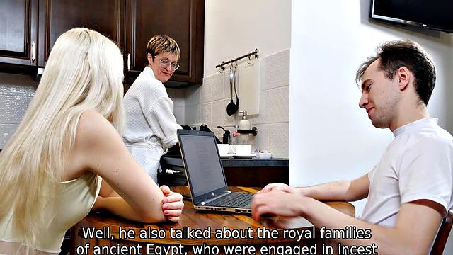 SIS.PORN. After a blowjob blonde girl has vaginal sex with stepbrother