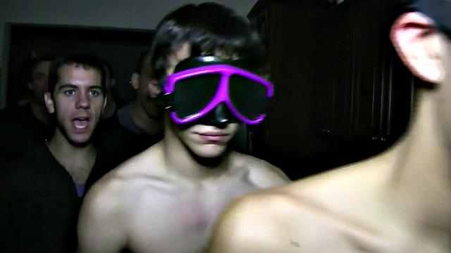 Str8 studs on college fucked in fraternity voyeur sex