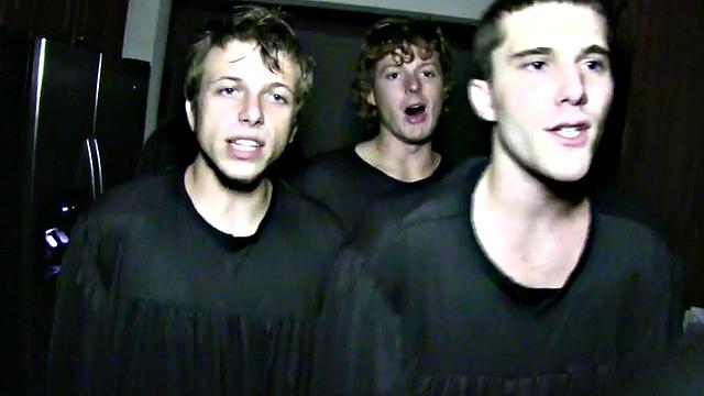 Str8 studs on college fucked in fraternity voyeur sex