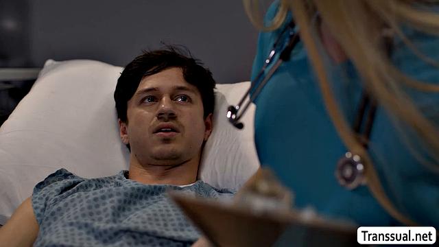 Giving my patient a medicine blowjob to feel better