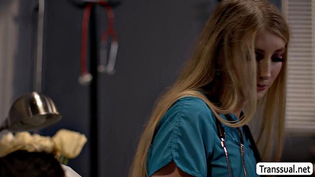 Giving my patient a medicine blowjob to feel better