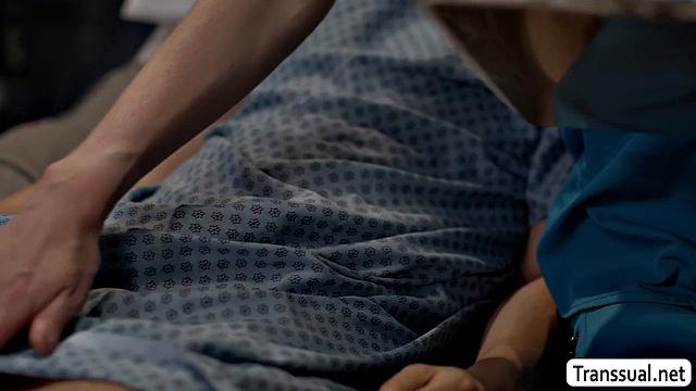 Giving my patient a medicine blowjob to feel better