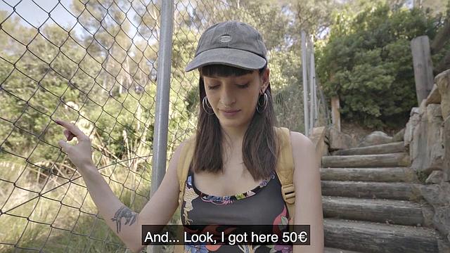 Spanish Babe Removes for Cock