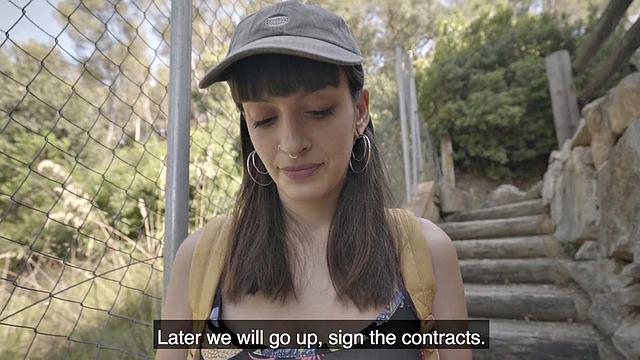 Spanish Babe Removes for Cock