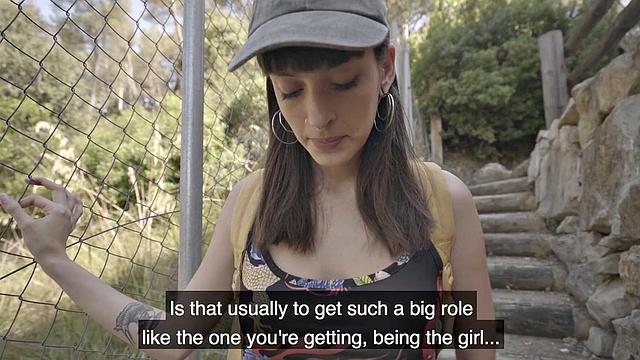 Spanish Babe Removes for Cock